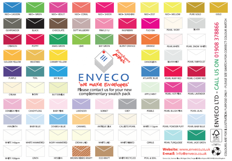 Bespoke Envelopes made in the UK Enveco Envelopes and notebooks manufacturer UK